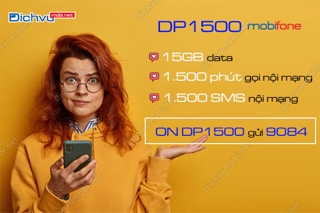 Cú pháp đăng ký gói DP1500 MobiFone