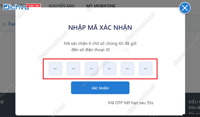 đăng ký tài khoản Portal MobiFone