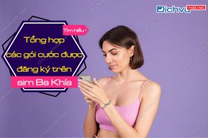 Cách đăng ký gói gọi, data trên sim Ba Khía MobiFone