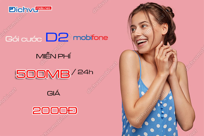 Cú pháp đăng ký gói D2 MobiFone