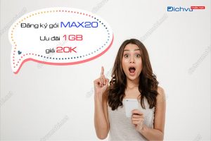 Cú pháp đăng ký gói MAX20 MobiFone