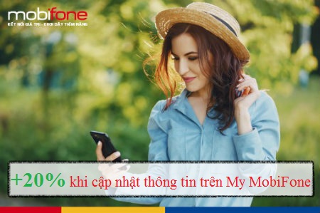 Khuyến mãi đăng ký thông tin MobiFone qua mạng