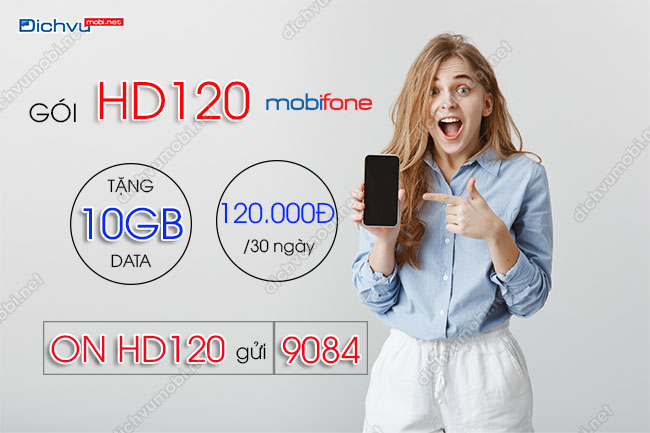 Hướng dẫn đăng ký gói HD120 MobiFione chi tiết