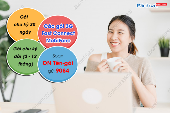 Các gói 3G Fast Connect MobiFone