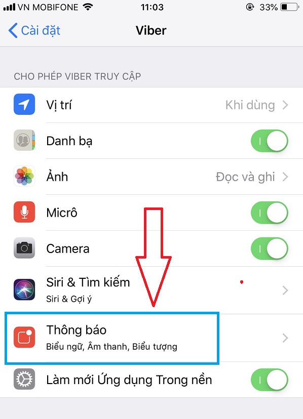 Hướng dẫn tắt thông báo tin nhắn trên Viber