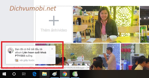 Cach tai Album anh Facebook ve may