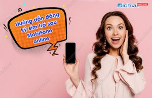 đăng ký sim trả sau MobiFone online