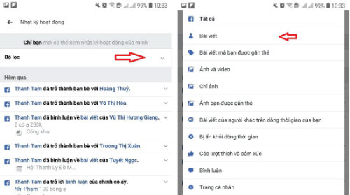 cach xoa bai viet tren facebook lite