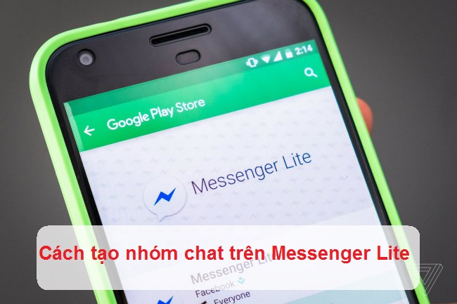 cach tao nhom chat tren messenger lite