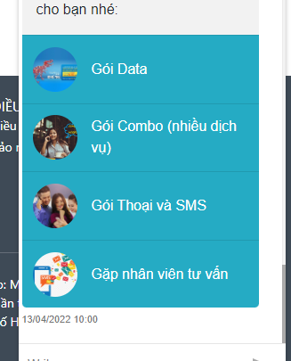 nhắn tin với tổng đài mobifone