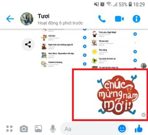 sticker messenger chuc mung tet am lich 2020