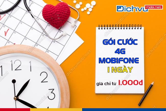 Cách đăng ký 4G MobiFone 1 ngày giá rẻ