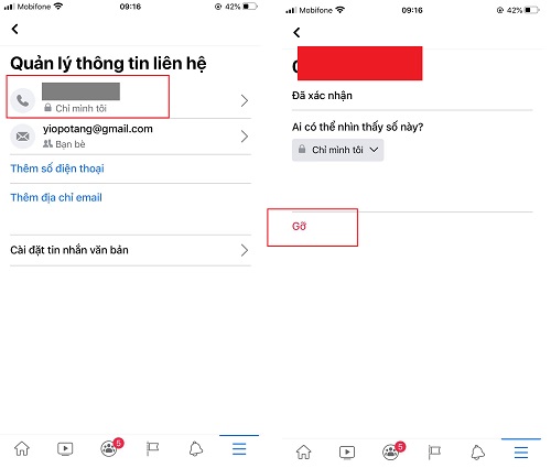 doi so dien thoai facebook thanh email