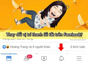 Thay doi vi tri thanh loi tat tren facebook