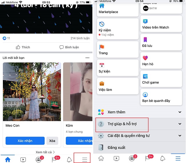 tai sao anh dai dien khong hien tren dong thoi gian facebook