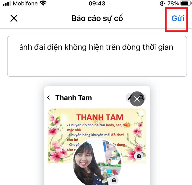 tai sao anh dai dien khong hien tren dong thoi gian facebook