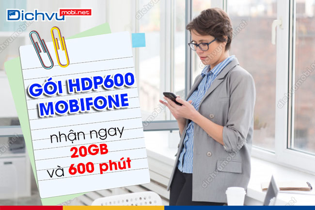 Gói HDP600 MobiFone 