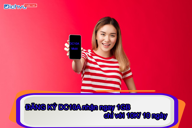 đăng ký gói dc10a mobifone