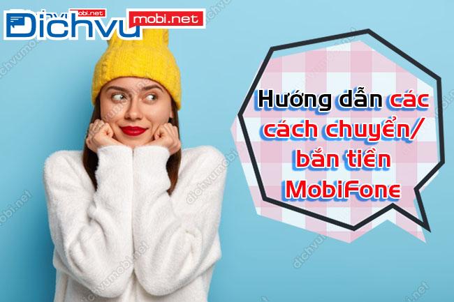 Cách bắn tiền MobiFone