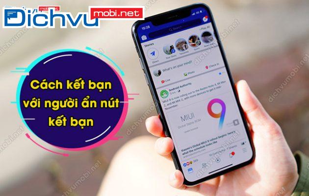 kết bạn với người ẩn nút kết bạn