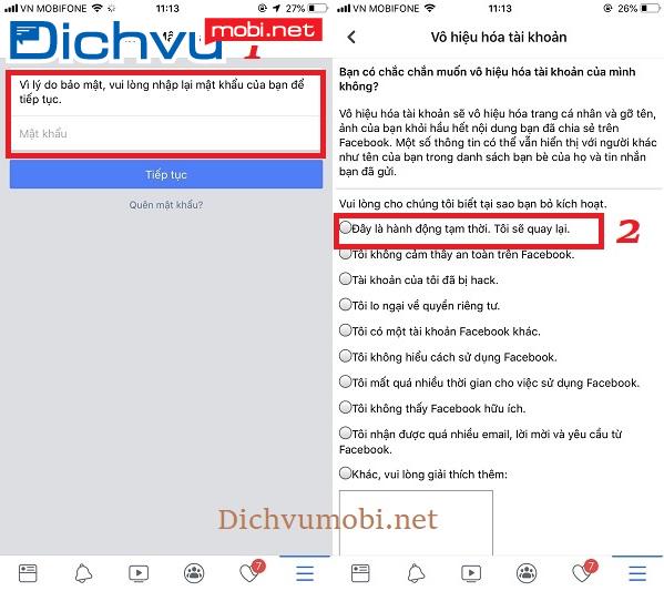 Khoa tai khoan FB tam thoi Cách khóa tài khoản FB tạm thời