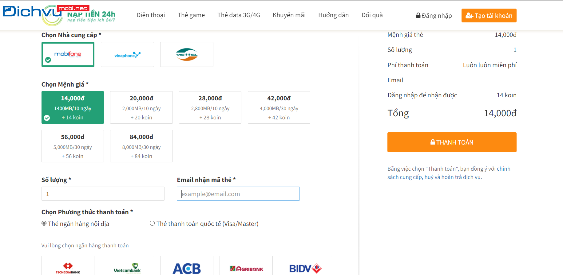 nap the mobifone 1.4gb 10 ngay goi mobifone 1.4gb 10 ngay
