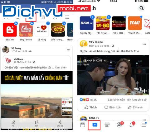 tao loi tat Watch tren facebook