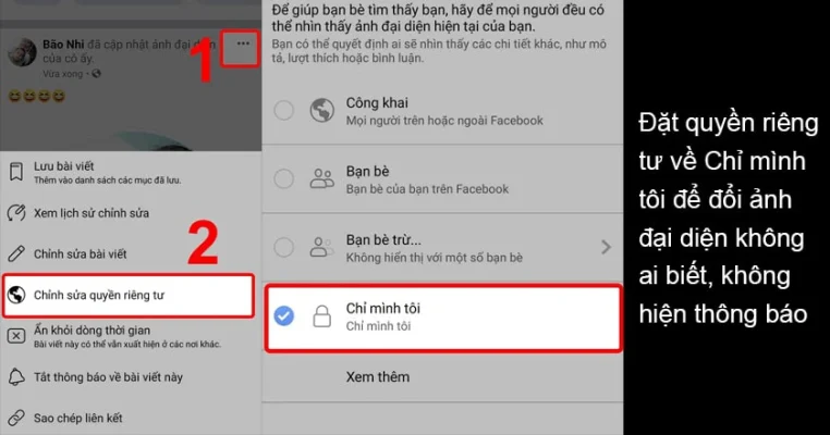 Tại sao ảnh đại diện không hiện trên dòng thời gian Facebook?