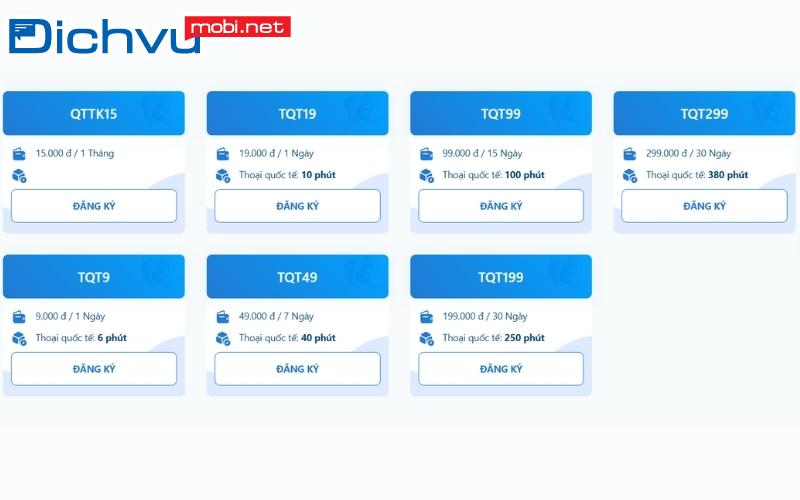 Các gói cước thoại quốc tế vô cùng đa dạng về giá cả và dịch vụ