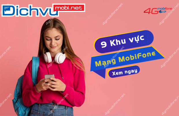 Các khu vực của MobiFone được phân chia như thế nào?