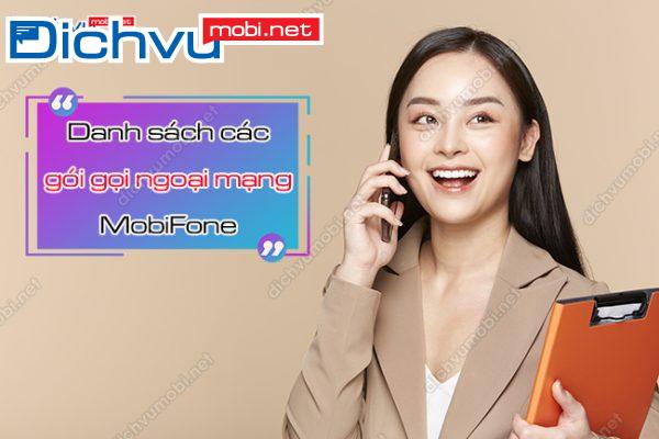 Đăng ký gọi ngoại mạng MobiFone trong ngày, theo tháng