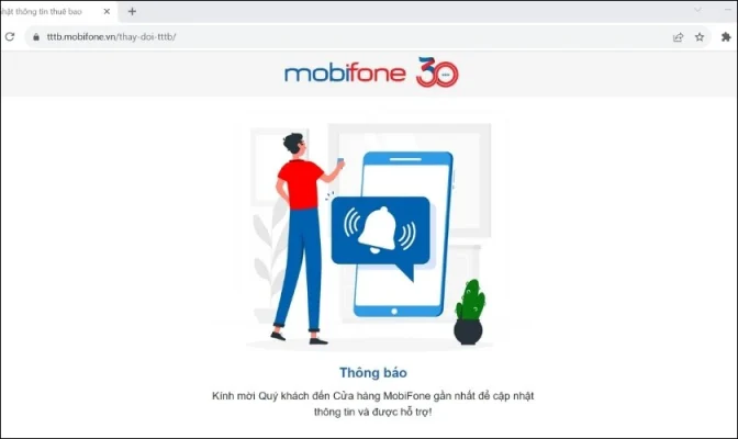Đăng ký số điện thoại chính chủ MobiFone tại nhà, cửa hàng