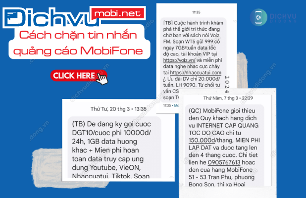 Cách gửi tin nhắn MobiFone khi bị chặn cực đơn giản