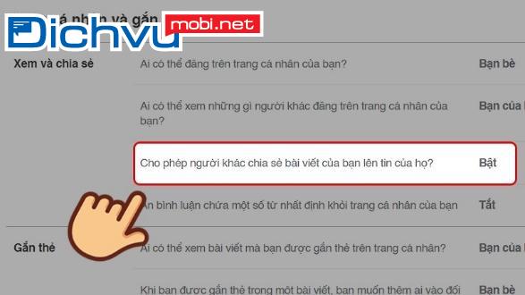 Cách không cho người khác chia sẻ bài viết của mình trên Facebook
