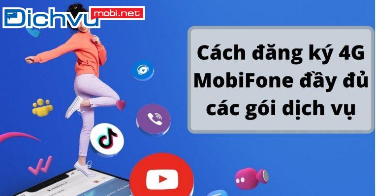 Hướng dẫn mua dung lượng data 4G MobiFone theo ngày, chu kỳ