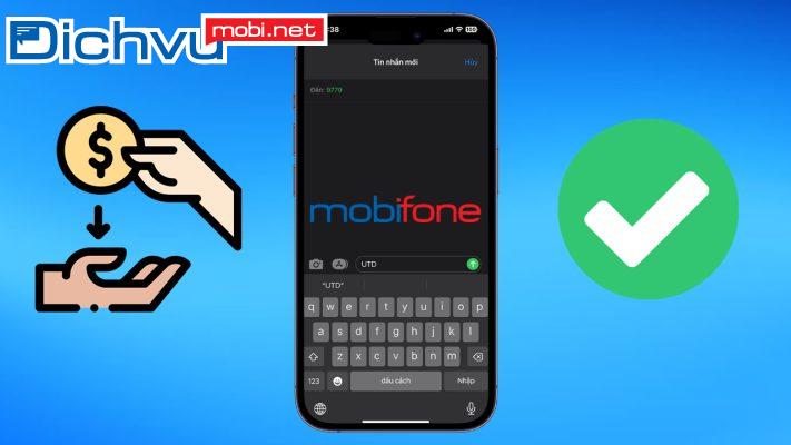 Cách ứng tiền Mobi vào tài khoản khi còn nợ cực đơn giản
