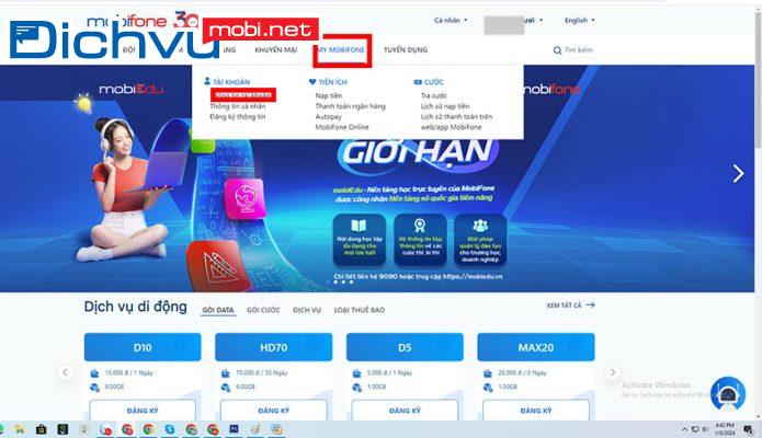 Cách tra cứu điểm tích lũy MobiFone của mình nhanh nhất