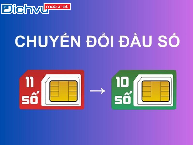 Chuyển đổi đầu số từ 11 sang 10 số