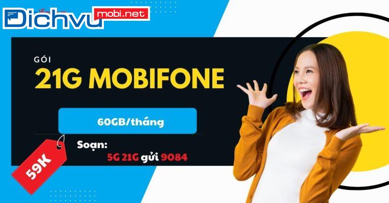 Đăng ký gói 21G Mobi 59K như thế nào để nhận 120GB/ tháng