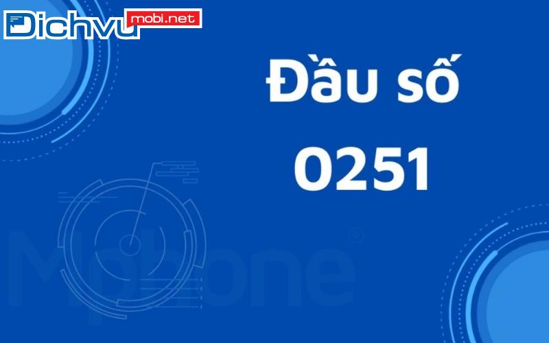 Đầu số 0251 trước đây từng là mã vùng 061 và được đổi theo quy hoạch mã vùng quốc gia năm 2017