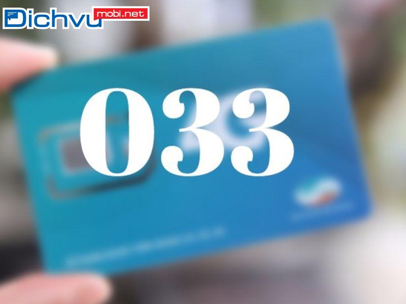Đầu số 033 là nhà mạng gì ?