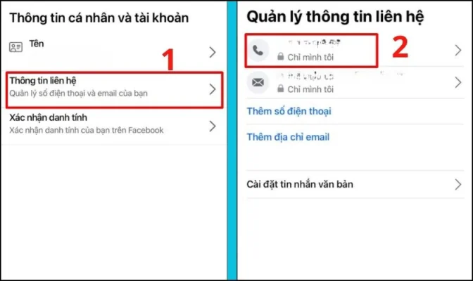 Hướng dẫn đổi số điện thoại Facebook thành email