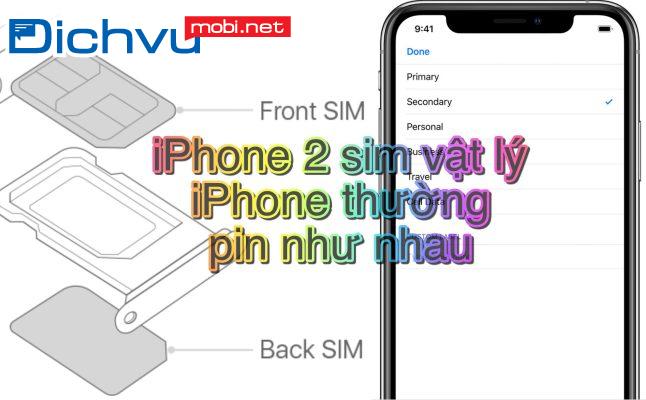 Dùng 2 sim có tốn pin không? Có tốn hơn 1 sim không?