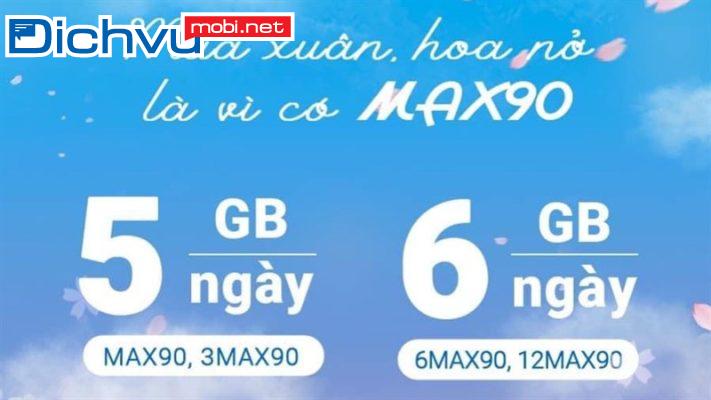 Đăng ký gói cước MAX90 MobiFone sở hữu 150GB chỉ 90k/ tháng