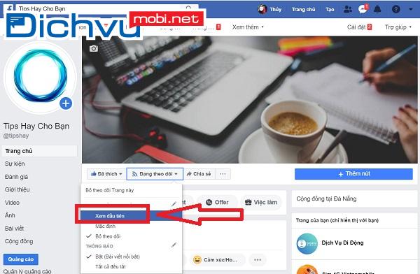 Cách hiển thị bài viết từ các Fanpage mà bạn yêu thích nhiều hơn