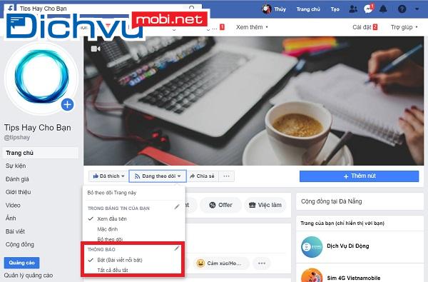 Cách hiển thị bài viết từ các Fanpage mà bạn yêu thích nhiều hơn
