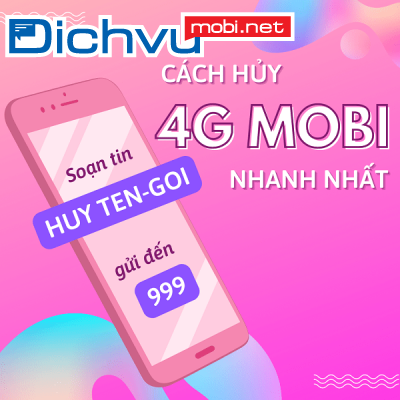 Hướng dẫn hủy gói cước Bông Hồng MobiFone 8000đ/ngày