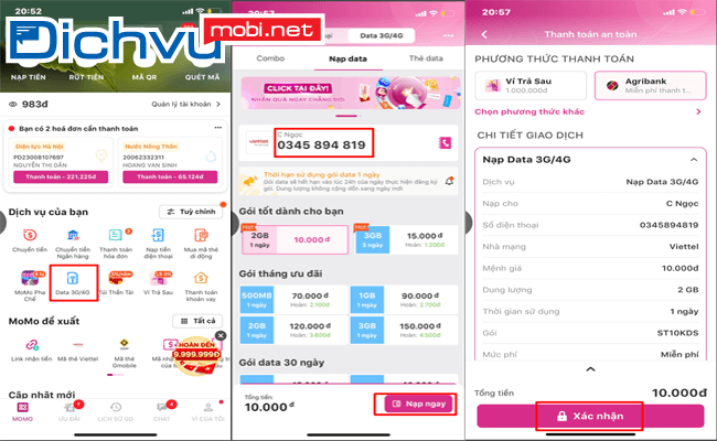 Hướng dẫn kiểm tra Data MoMo đơn giản và chính xác nhất