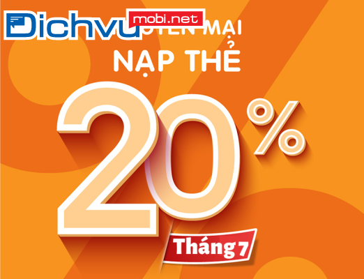 THÁNG 7/2022: Lịch khuyến mãi tặng data, nạp thẻ, hòa mạng Mobi