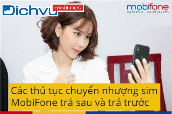 Thủ tục chuyển sim trả trước sang trả sau MobiFone
